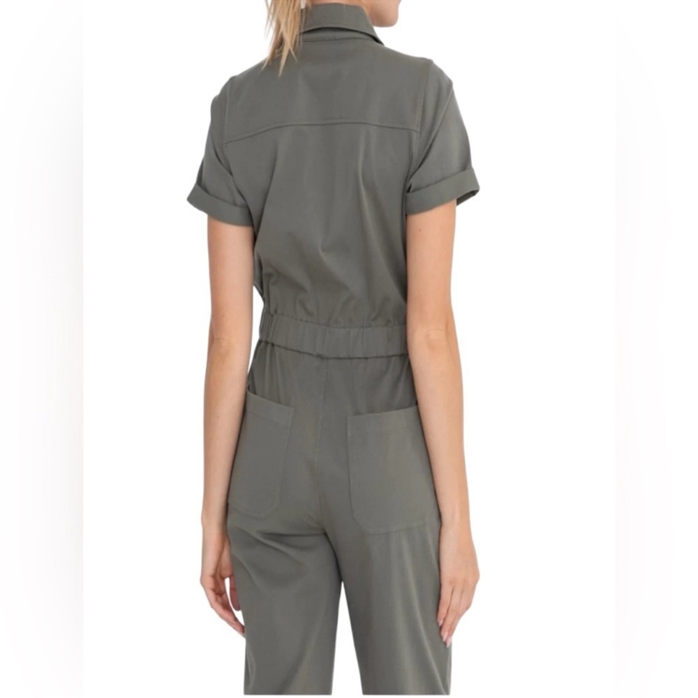 Mono B Army Green Jumpsuit size Medium - Picture 3 of 11